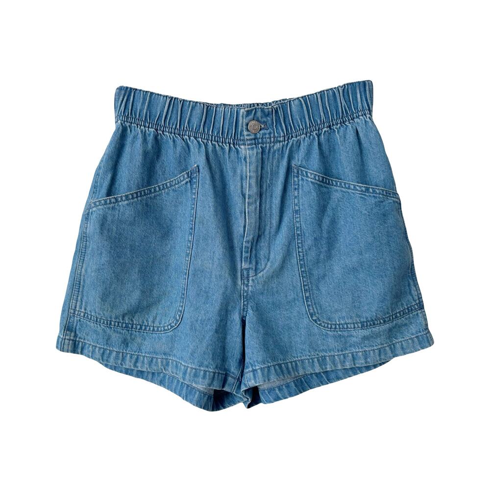 Madewell Denim Pull On Utility Shorts Sz 25 
